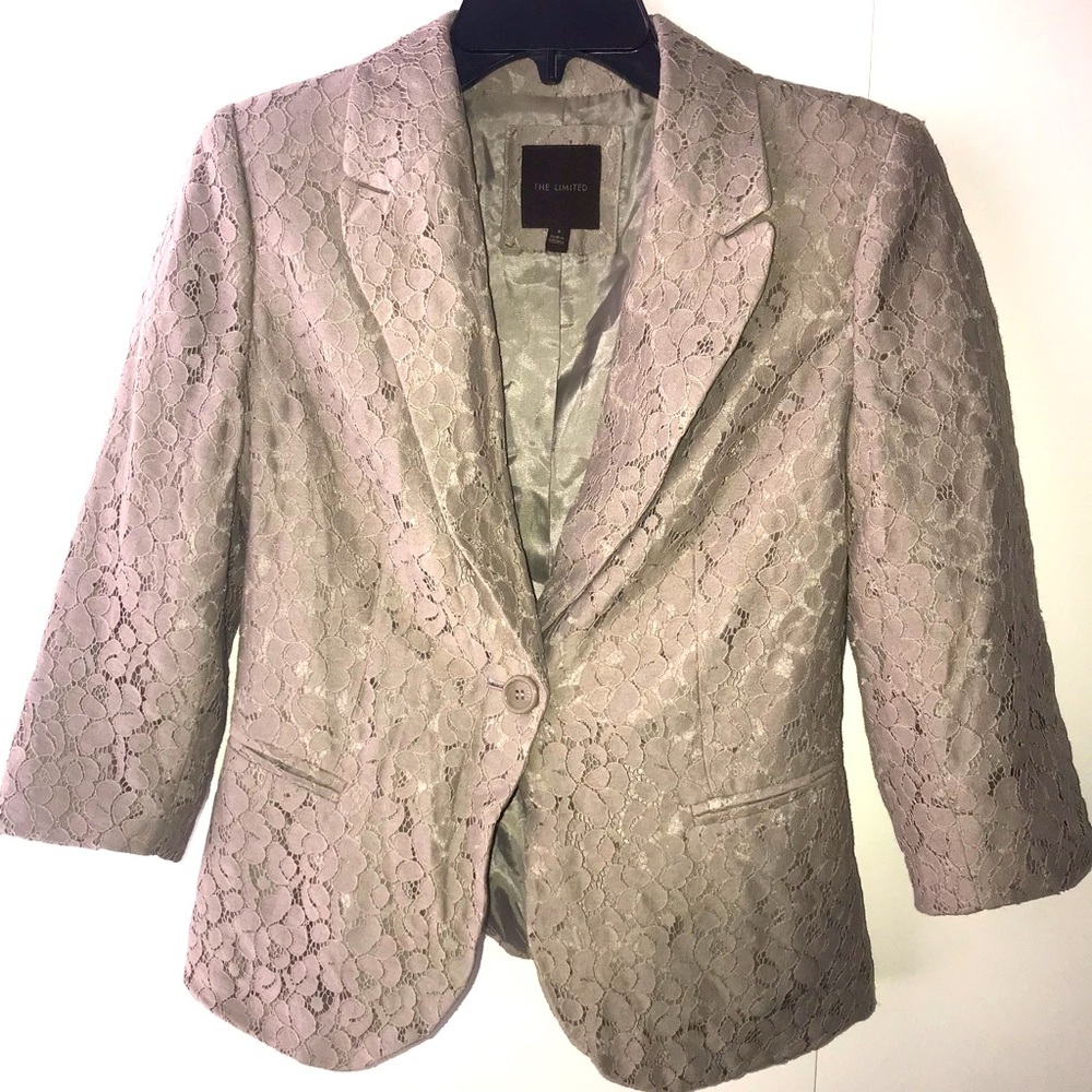 Taupe Lace Jacket